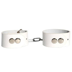White leather handcuffs reviews and discounts sex shop