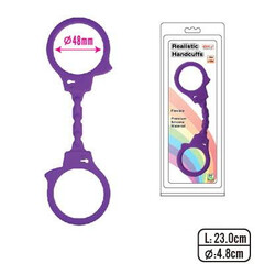 Silicone handcuffs Small handcuffs in purple reviews and discounts sex shop