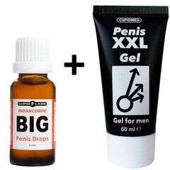 Penis XXL Gel 60ml + Big Penis Oral Drops - A Powerful Combination for Penis Enlargement reviews and discounts sex shop