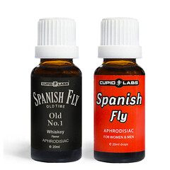 Spanish Fly Cupid Drops and Whiskey Flavored Spanish Fly - Experience Intense Desire and Sensual Pleasure reviews and discounts sex shop