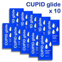 Cupid Glide Intimate Lubricant Sachets - 10 Pack reviews and discounts sex shop
