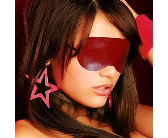 Red leather eye mask reviews and discounts sex shop
