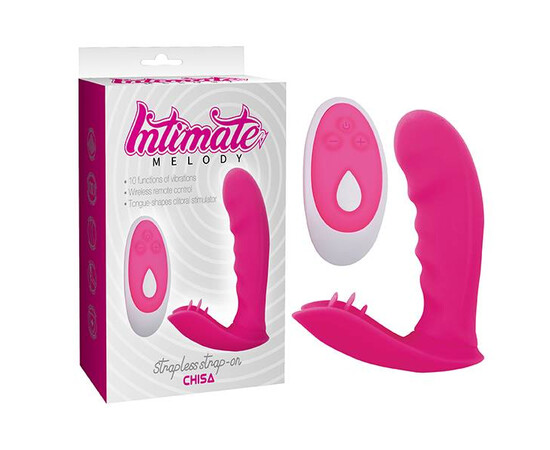 Strapless Strap-on Wireless Vibrating Dildo reviews and discounts sex shop