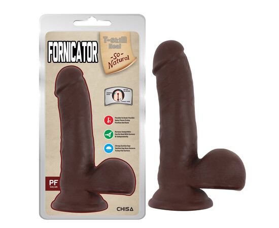 Dildo Fornicator Brown reviews and discounts sex shop