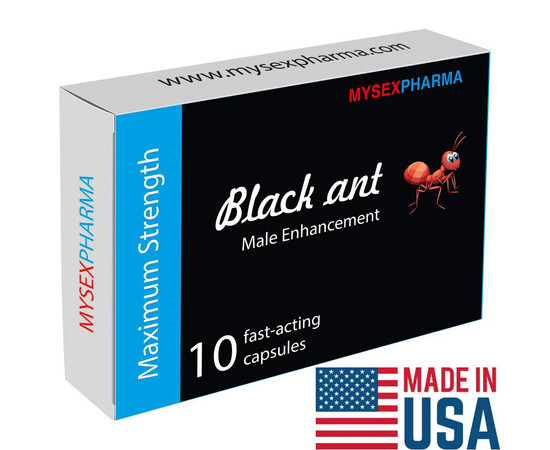 Black Ant BLACK ANT 10 capsules for strong and long-lasting erections reviews and discounts sex shop