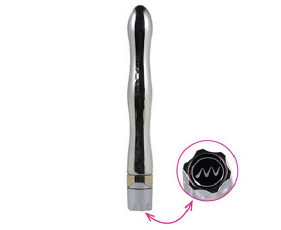 Vibrator Wavy Silver 7F" reviews and discounts sex shop