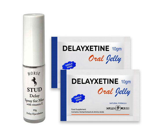 Achieve Longer Lasting Pleasure with STUD Horse Delay Spray and Delayxetine Oral Jelly reviews and discounts sex shop