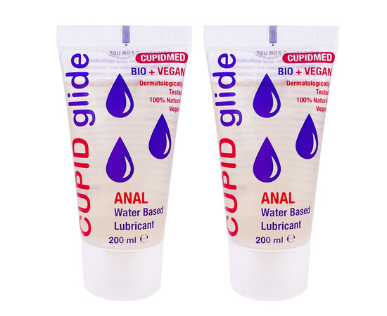Cupid Glide Anal lubricant - 2 tubes of 200ml. reviews and discounts sex shop