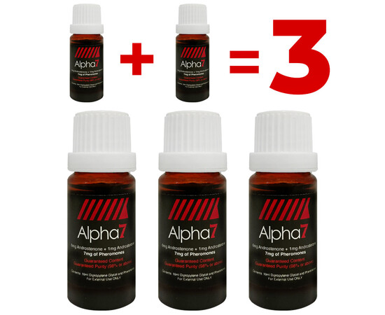Special Offer: Buy 2 Alpha 7 Unscented Pheromones and Get 3 Bottles (1 Free) reviews and discounts sex shop
