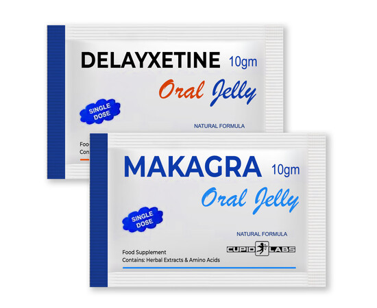 Makagra and Delayxetine Oral Jelly Set reviews and discounts sex shop