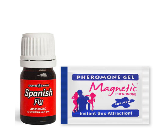 Ignite Your Passion and Seduction with Spanish Fly Cupid Desire-Enhancing Drops and Pheromone Body Gel Sachet reviews and discounts sex shop