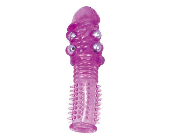 Luxury pearl penis tip De Luxe Purple reviews and discounts sex shop